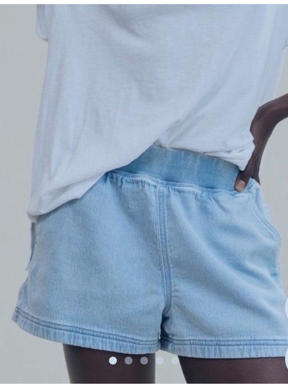Aerie stretchy denim shorts- M